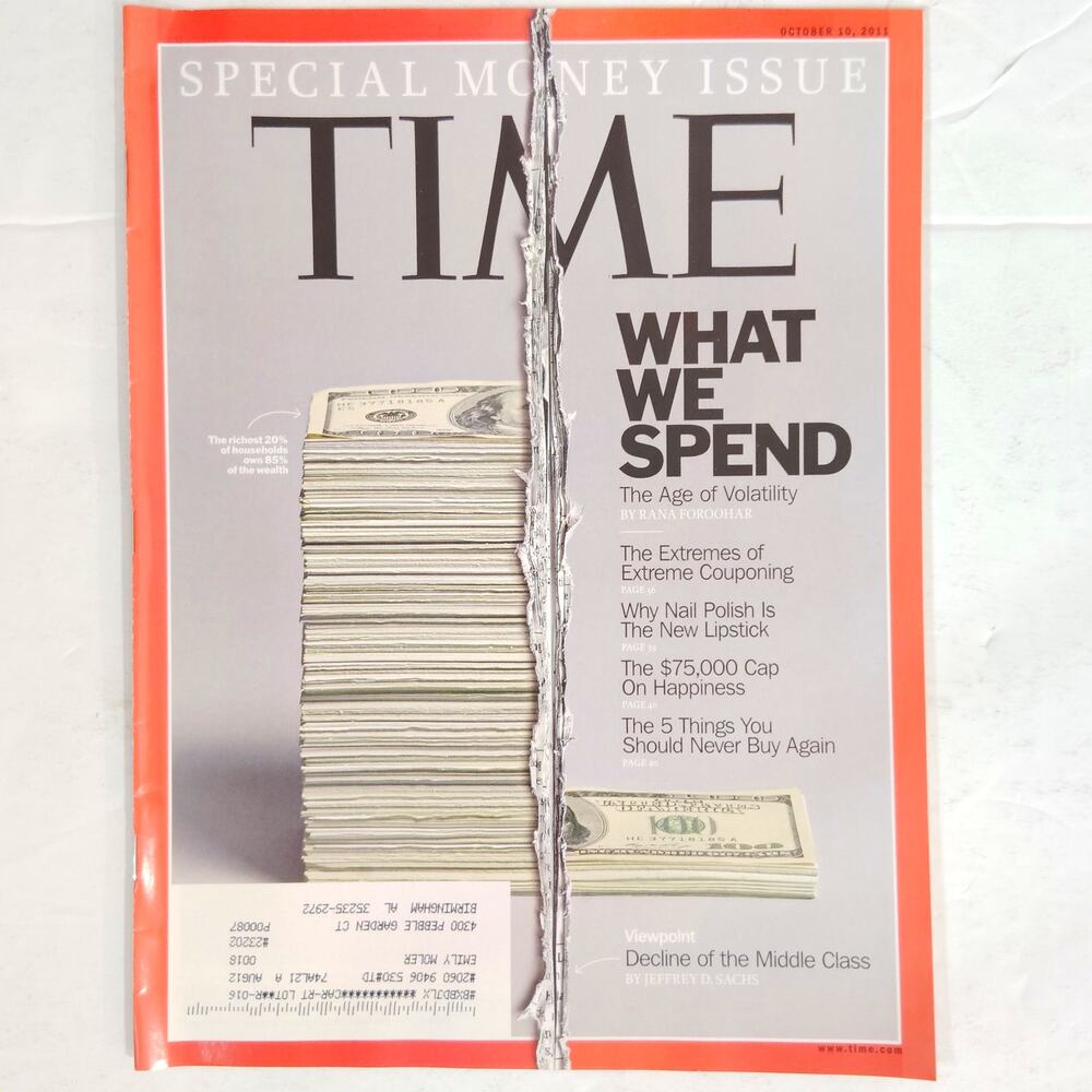 TIME Magazine October 10 2011 What We Spend Money On, Andy Rooney, Hank Williams